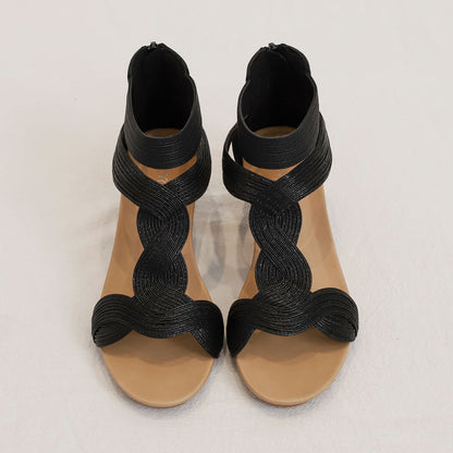 Colette™ | Bohemian Soft Wedge Sandals