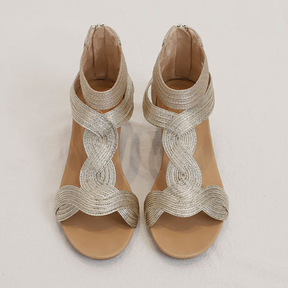 Colette™ | Bohemian Soft Wedge Sandals