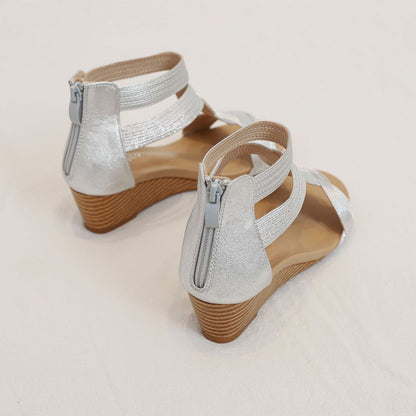 Colette™ | Bohemian Soft Wedge Sandals