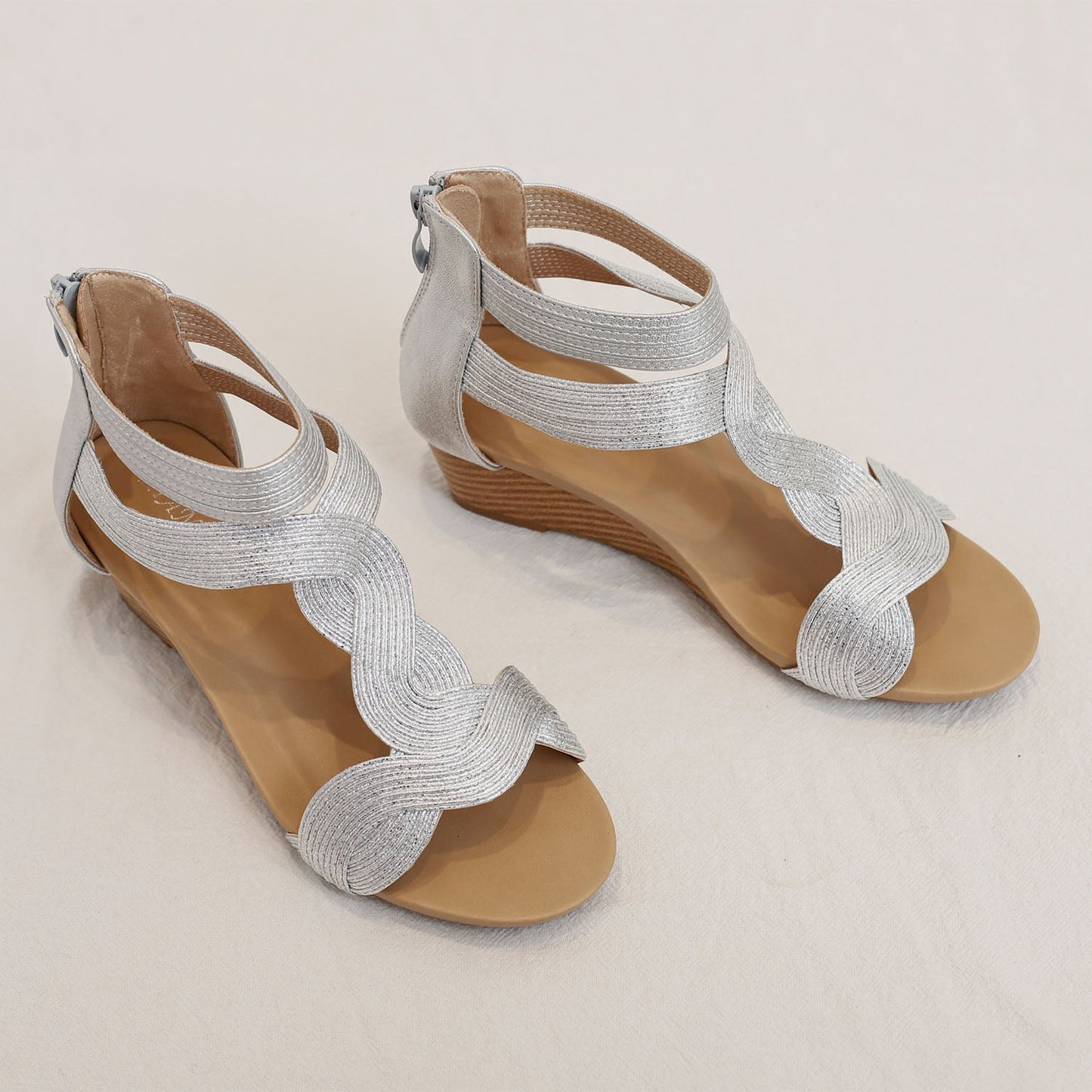 Colette™ | Bohemian Soft Wedge Sandals