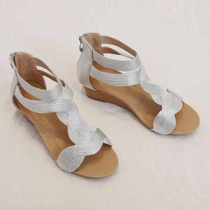 Colette™ | Bohemian Soft Wedge Sandals