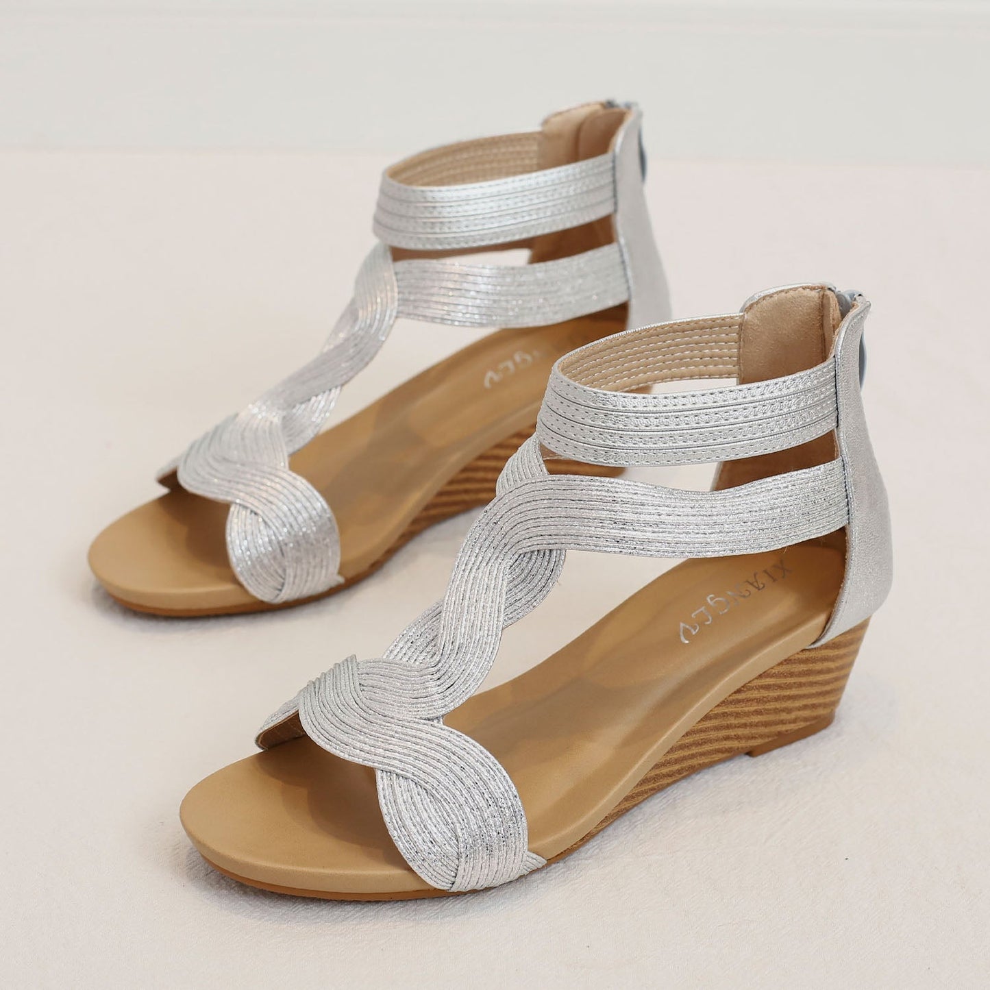 Colette™ | Bohemian Soft Wedge Sandals