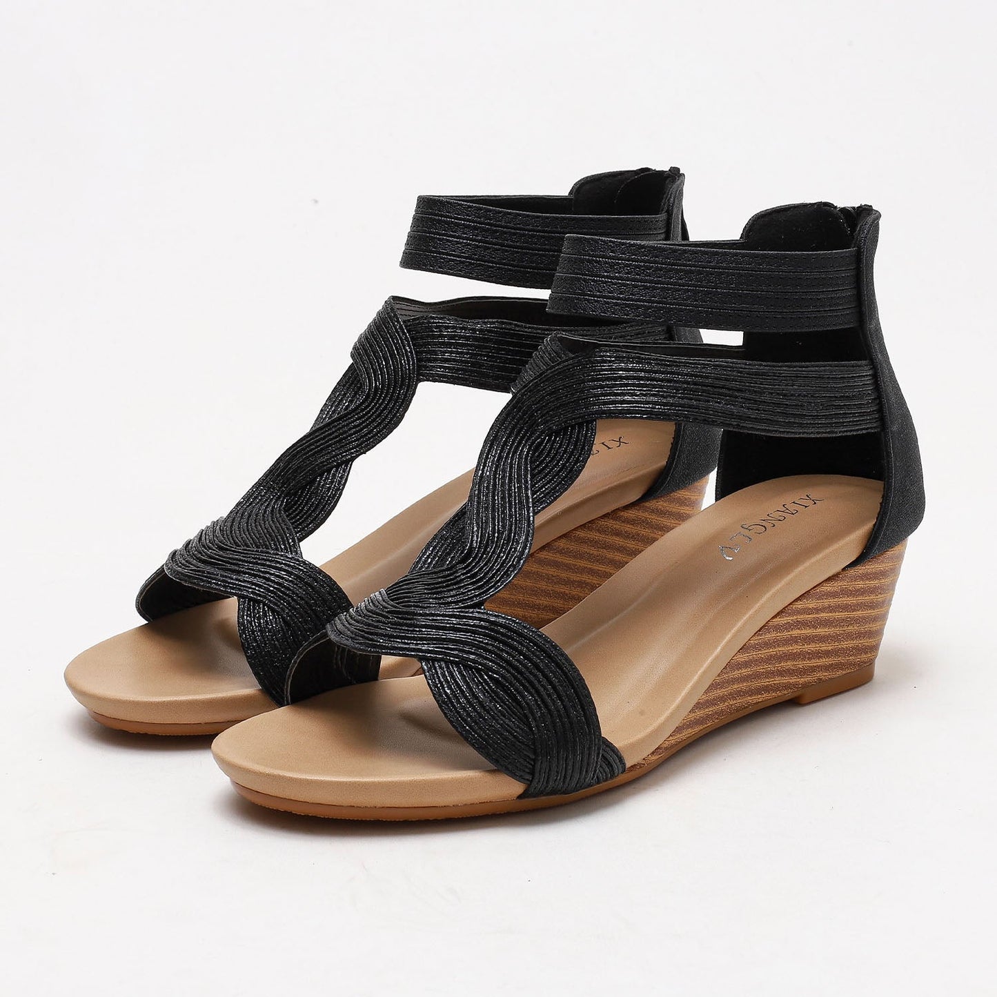 Colette™ | Bohemian Soft Wedge Sandals