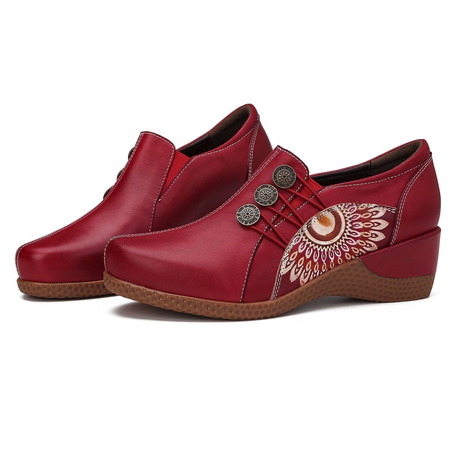 Isabelle™ | French Hand-Painted Leather Shoes