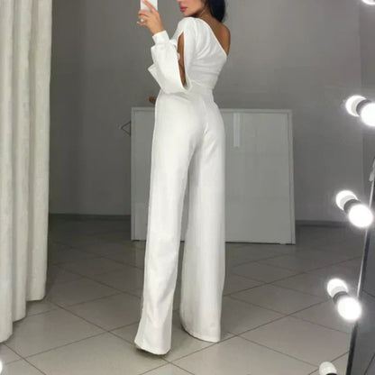 Ally™ One-Shoulder Flared Short Romper | Stylish Summer Romper