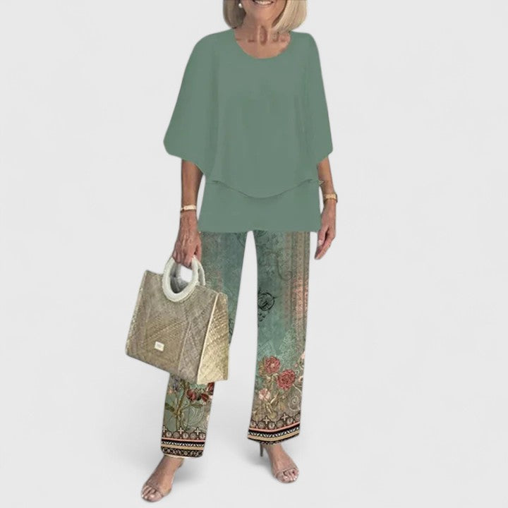Marzyelle™ Printed Two-Piece Set