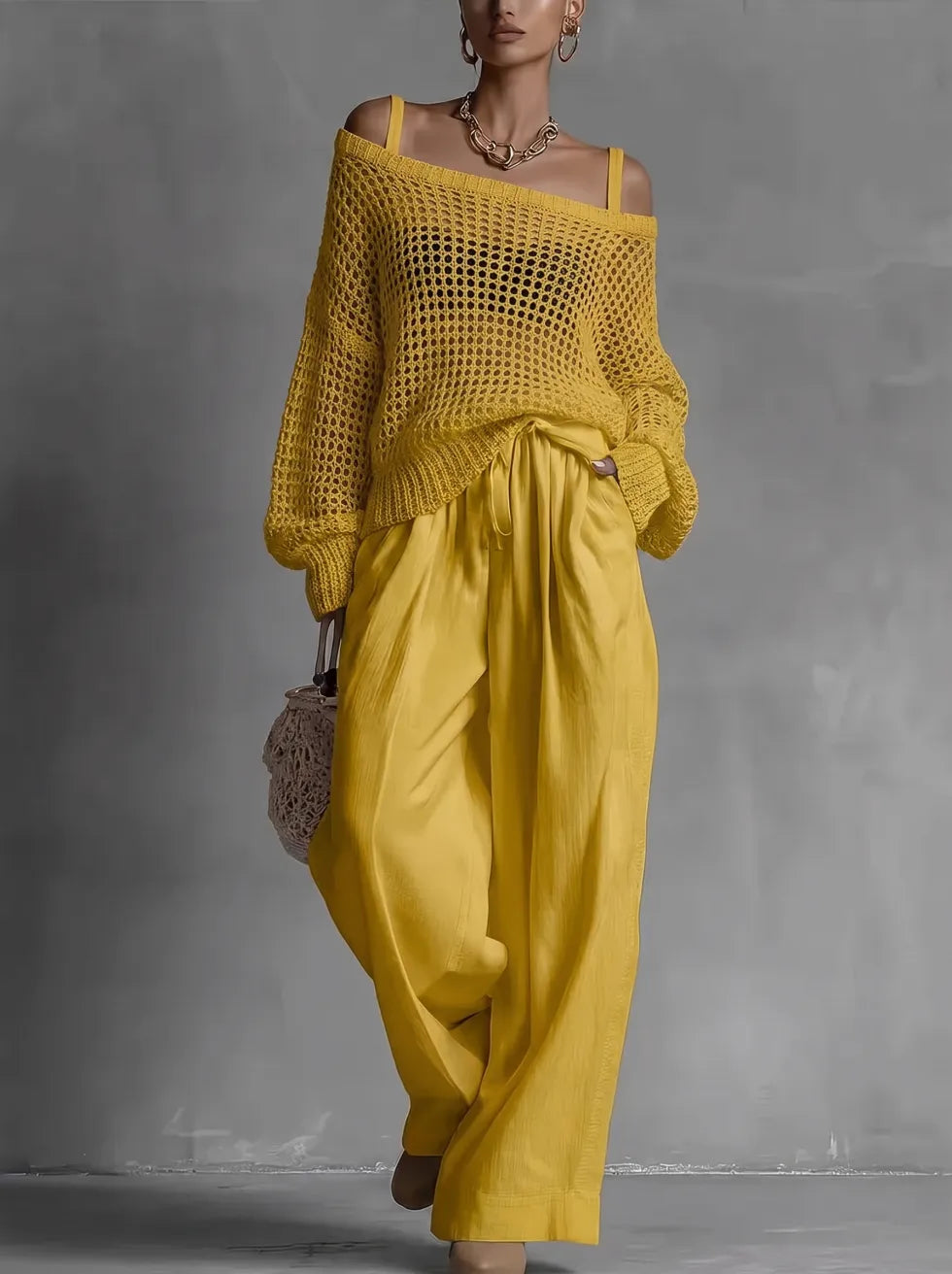 Claribel™ Elegant Two-Piece Set - Yellow
