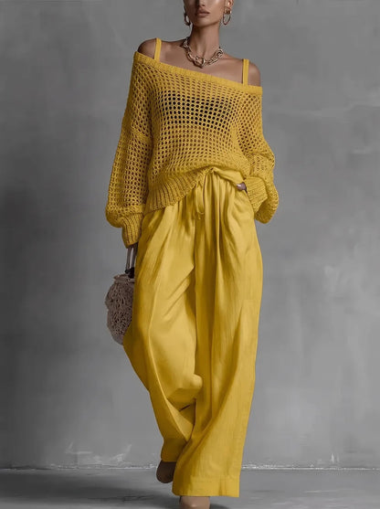 Claribel™ Elegant Two-Piece Set - Yellow